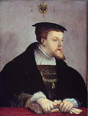 Carlos I, Rey de España y Emperador por la divina providencia (1532).